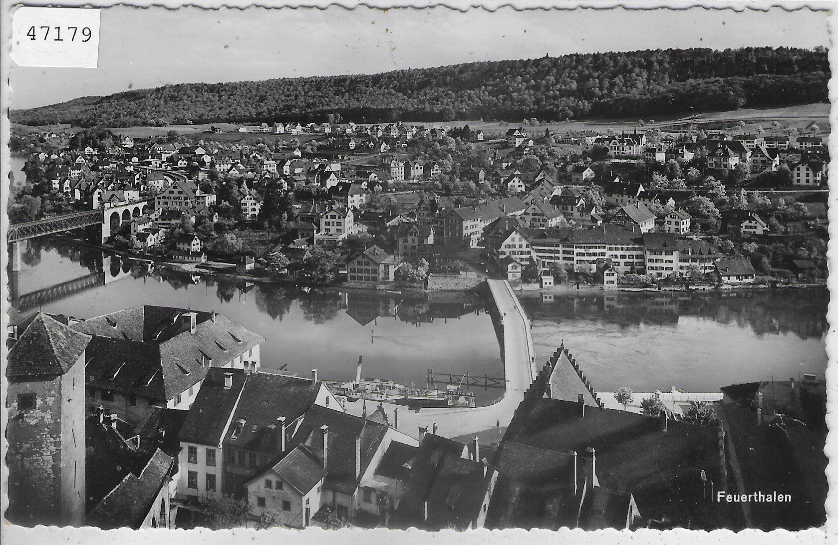 Cartes postales: Feuerthalen - Generalansicht – D'occasion à Ettingen par Kartenplanet