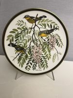 11 Franklin Mint Sammelteller Singvögel A.Singer Porzellan