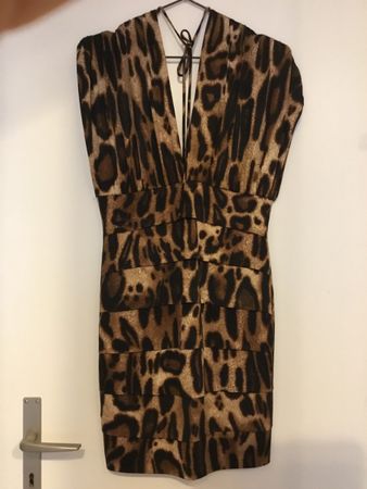 Sexy Leopardenkleid Gr. 36 Partykleid Cocktailkleid