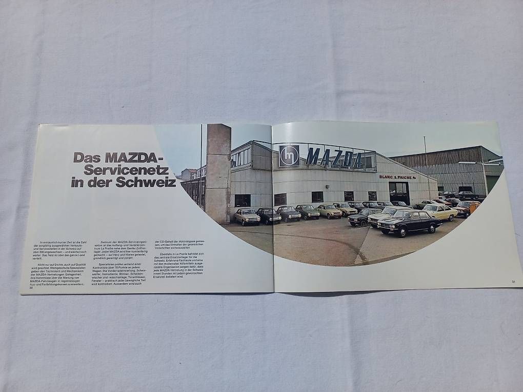 Documents: Mazda Prospekt - 1972 – D'occasion à Frauenkappelen par Chruetzhubel 3
