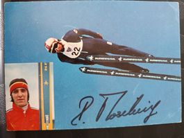Robert Mösching - CH Skispringer 70/80er j. -Handsigniert