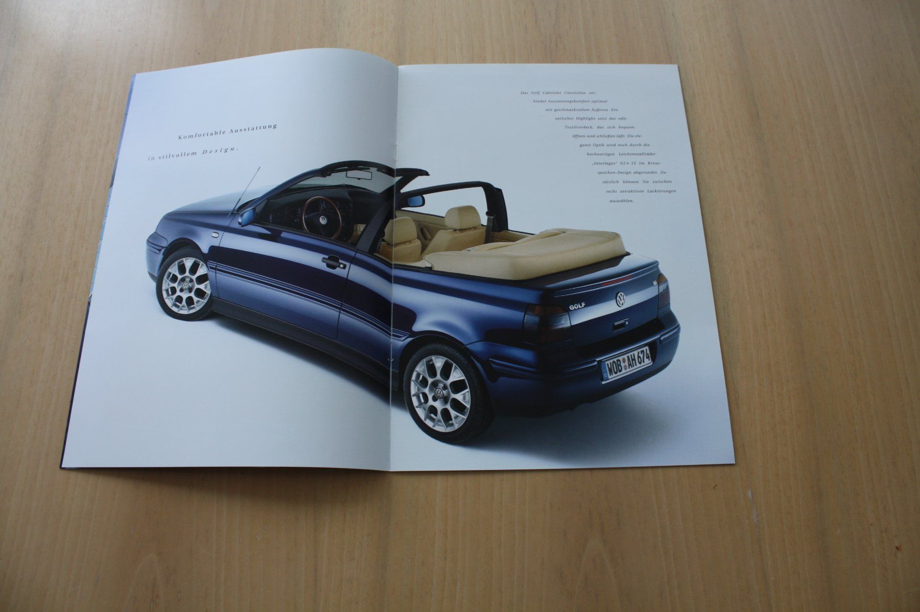 VW Documenti: VW Golf Cabriolet Classicline Prospekt 5/1999 – Usato da Wikon venduto da erwin400 2