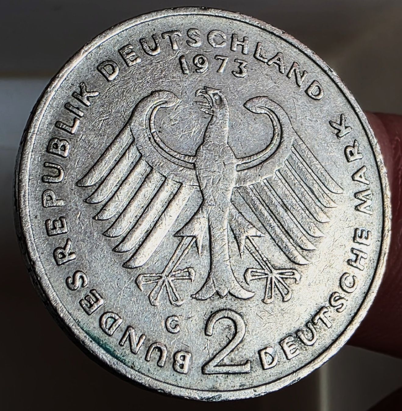 Tutti le monete: DEUTSCHLAND 2 MARK 1973 G – Usato da Winterthur venduto da Creso70 1