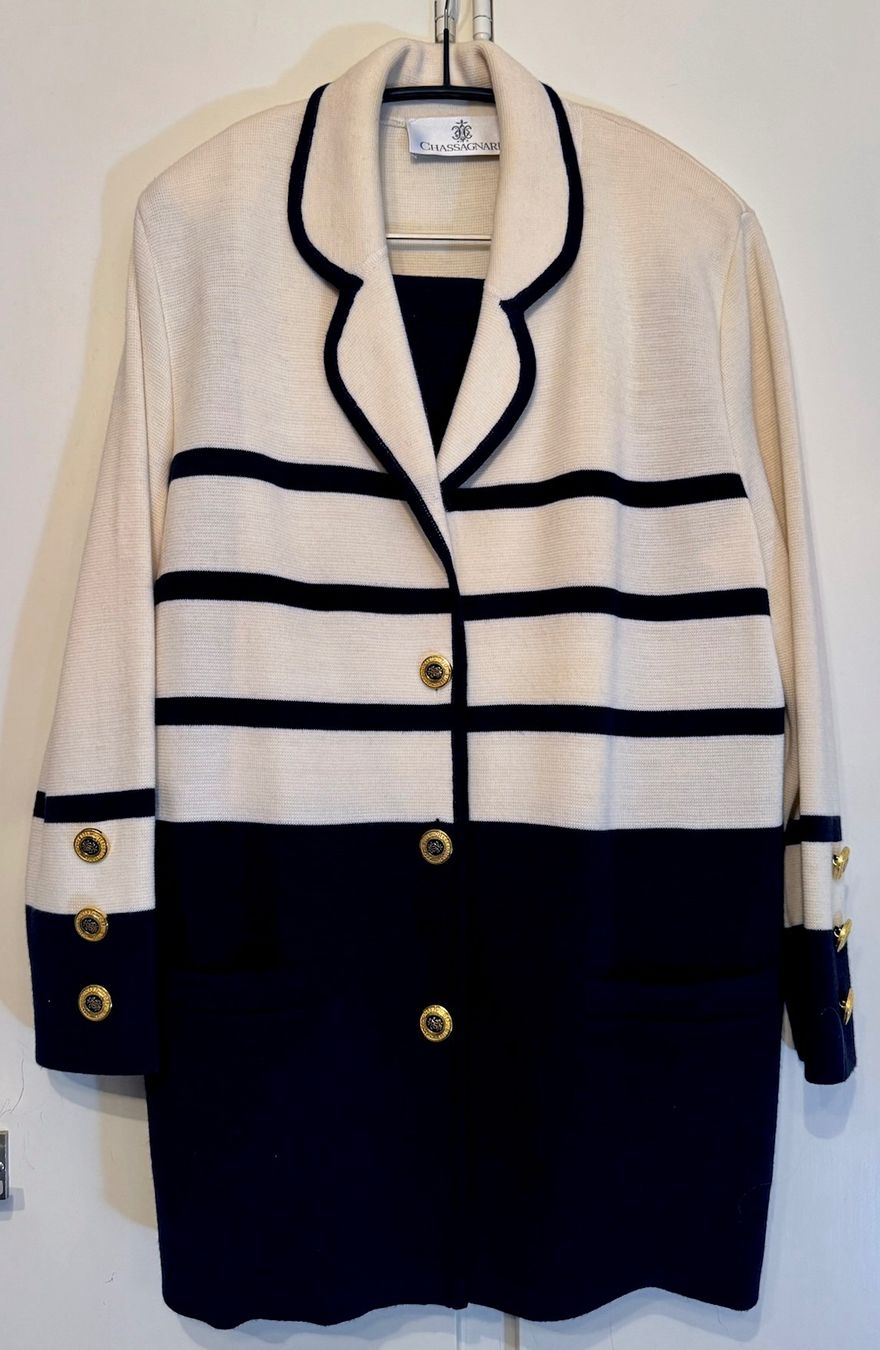 Vestiti: Strickset Jupe mit Jacke von Chassagnard – Usato da Oberrieden venduto da pet_n2c2 1