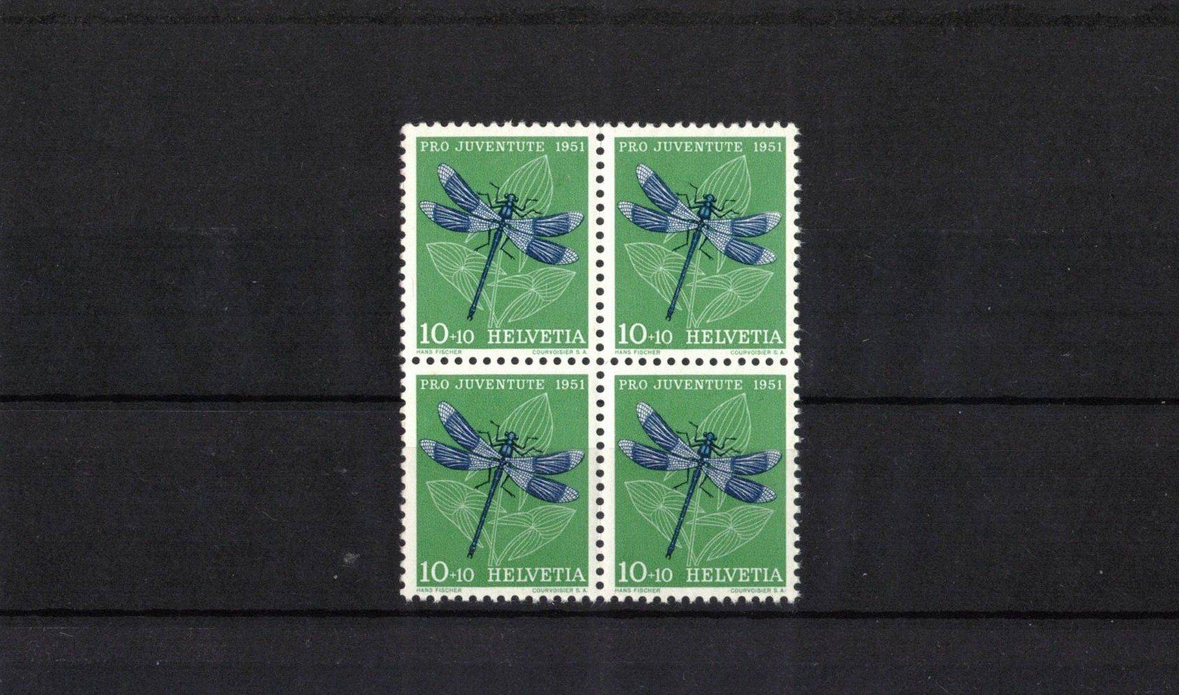 Alle Briefmarken: 1951 PJ Wasserjungfer** 4er – Neu (gemäss Beschreibung) aus Rheinau von loxis