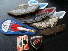 Lot d'insignes et badges Italie
