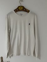 Polo Ralph Lauren Shirt, Langarm, Weiss, Gr. M, y2k, classic