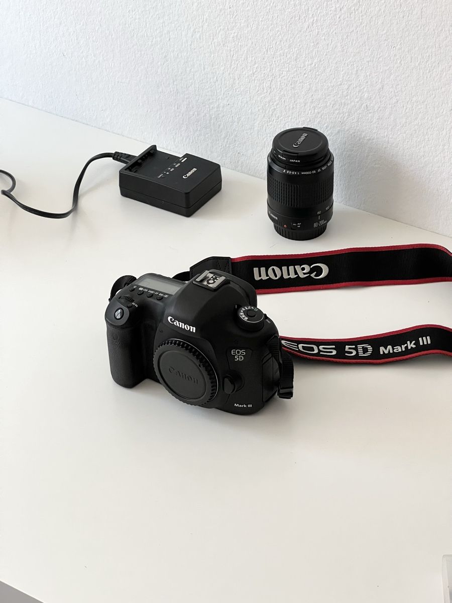 Canon Fotocamera: Canon EOS 5D Mark III + objectif 80-200mm + accessoires – Usato da Vevey venduto da neflon1te 1