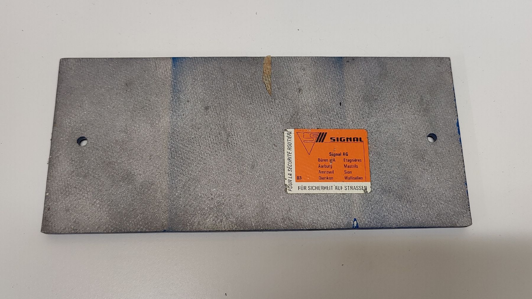 Insegne: Nummerschild Eisen Signal AG (L3) – Usato da Neuenhof venduto da SchnaeppliAllerlei 2