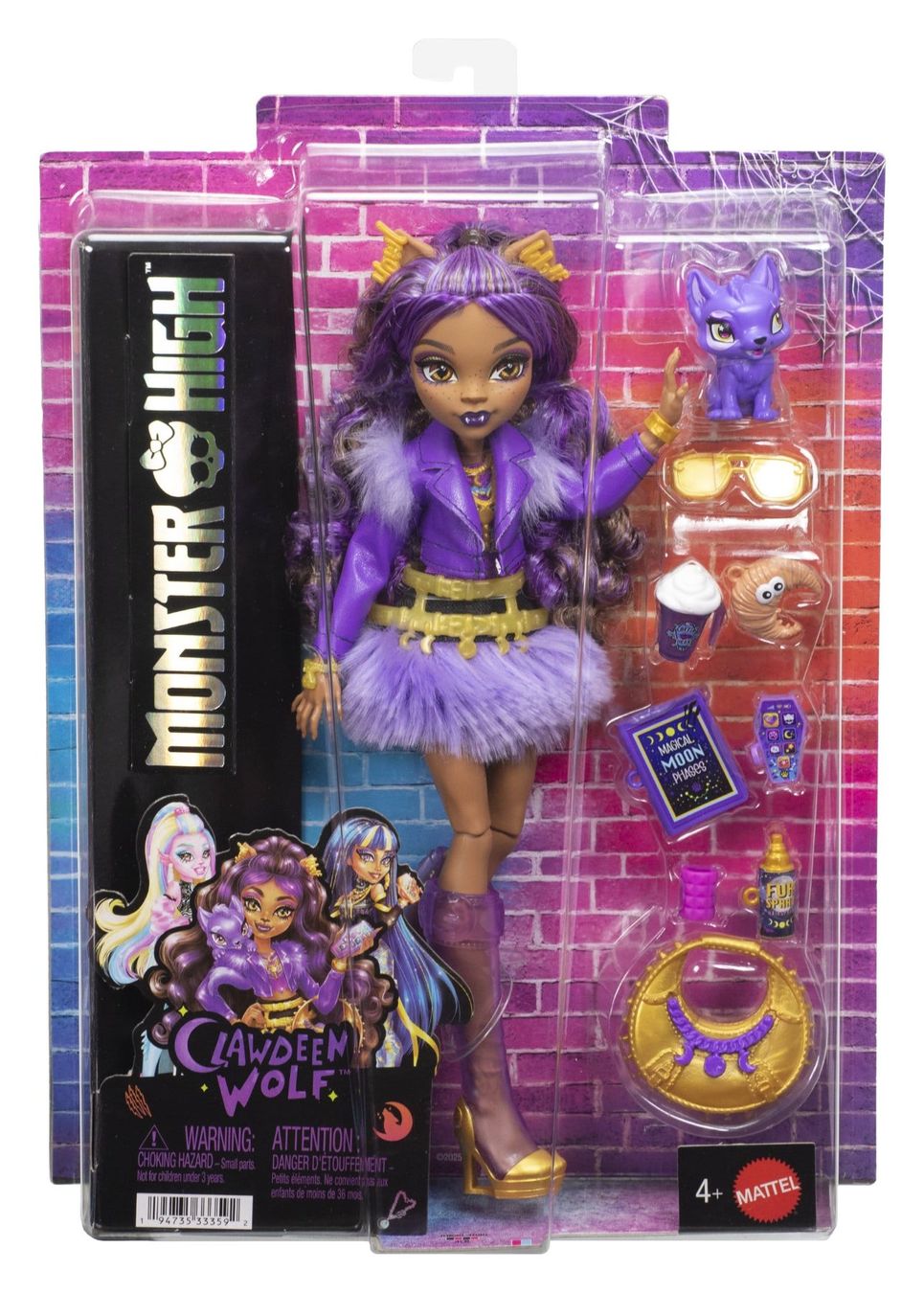 Bambole: Monster High poupée Clawdeen Wolf – Nuovo e nell'imballaggio originale da St-Imier venduto da ATTAKSHOP 2