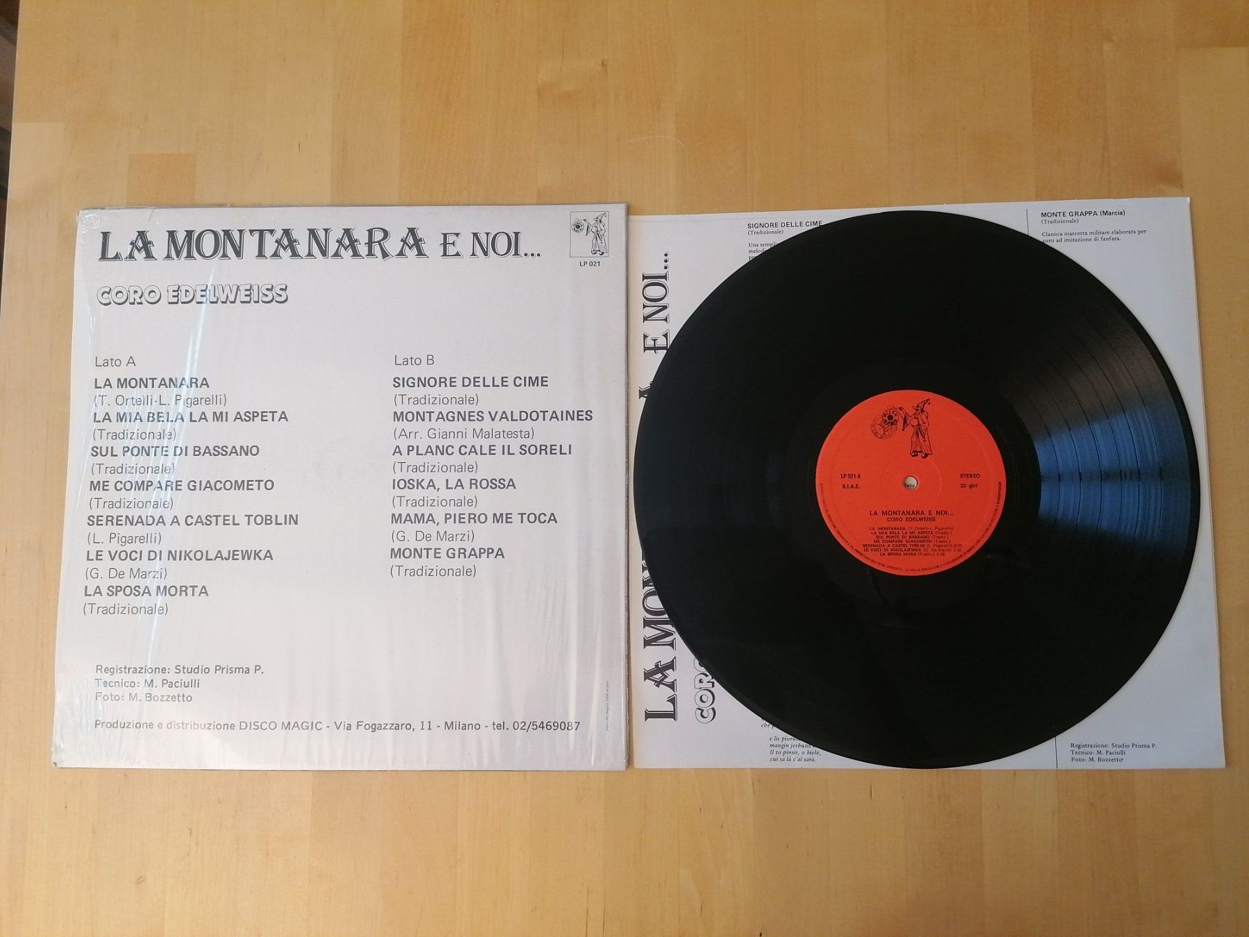 Schallplatten: Coro Edelweiss - La Montanara e noi... – Gebraucht aus Emmenbrücke von WintoWin 2