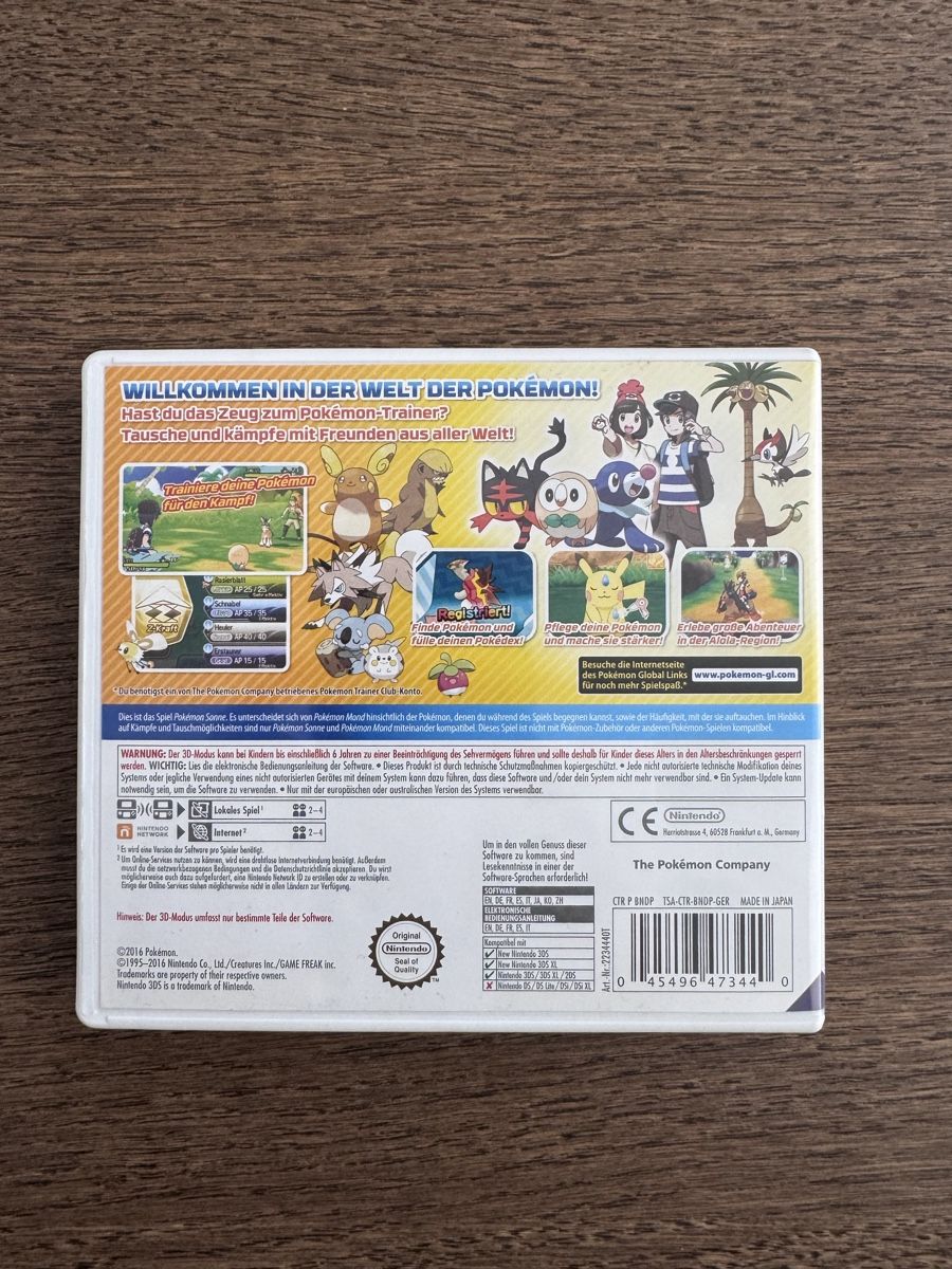 Pokémon Giochi: Nintendo 3DS Spiel Pokémon Sonne – Nuovo (secondo la descrizione) da Lyss venduto da Cyru995 1