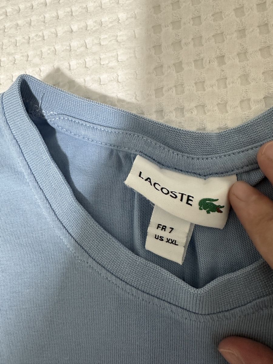 T-shirt: T-Shirt Lacoste hellblau Grösse XXL  – Usato da Oberurnen venduto da nes_8xqt 3