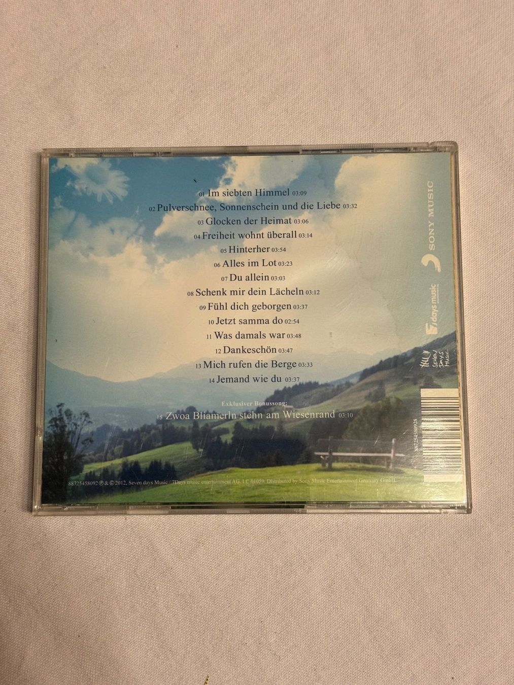 CDs: CD Hansi Hinterseer "Im siebten Himmel" – Gebraucht aus la Chaux-de-Fonds von Lampe 1