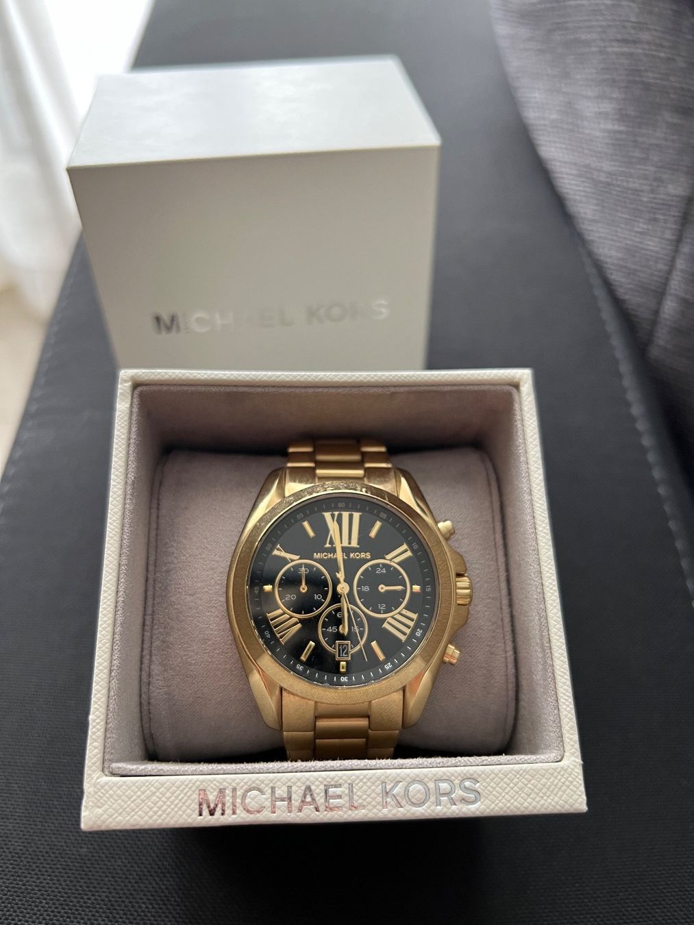 Michael Kors Uhren: Michael Kors Herrenuhr Gold – Gebraucht aus Lufingen von