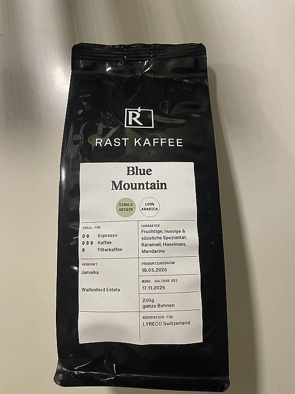 Cibi & Specialità: Kaffee Rast Blue Mountain Kaffeebohnen 250g – Usato da Zürich venduto da bei_7cvn