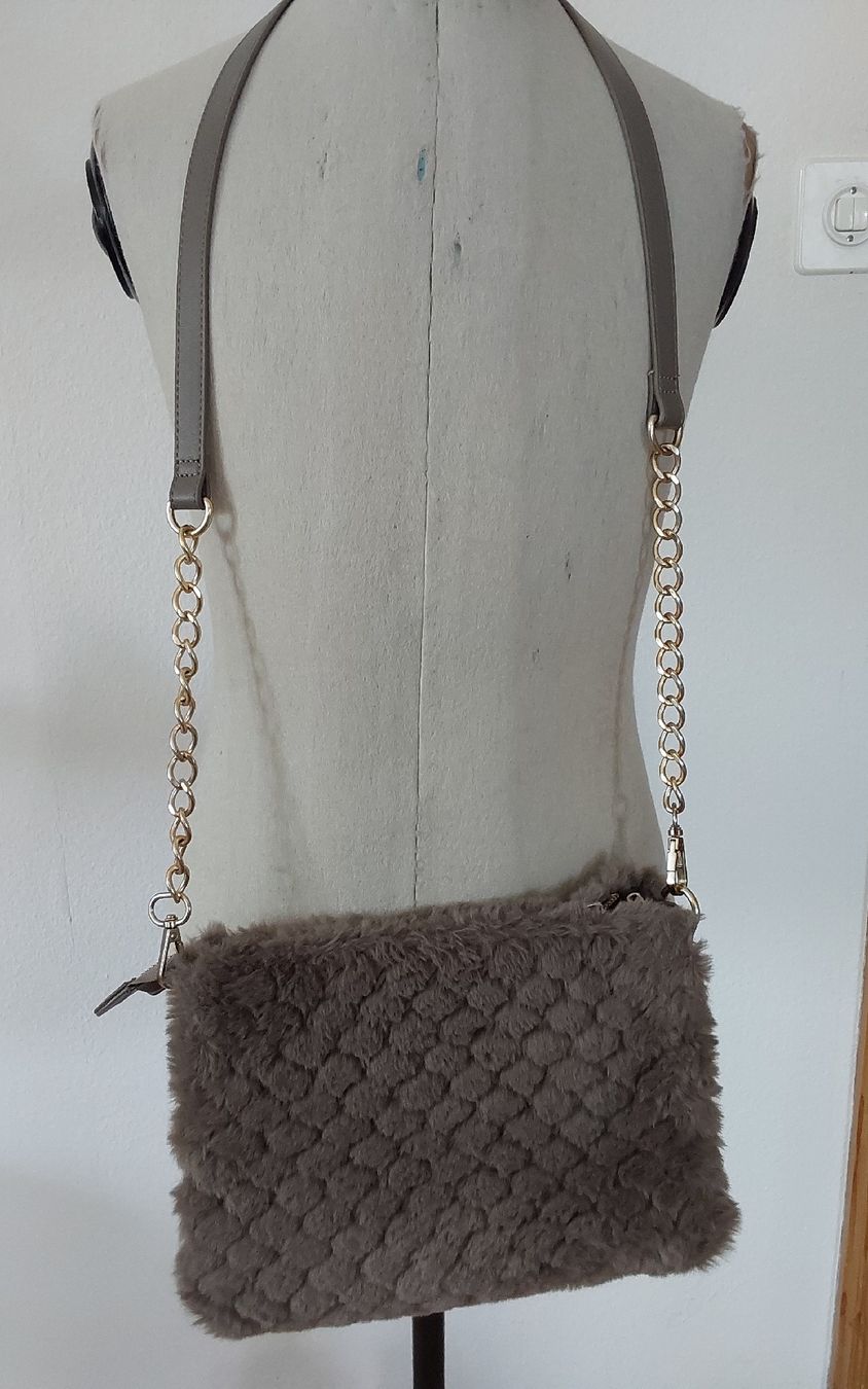 Borse da donna: Tasche Plüsch Marco Tozzi braun neu – Nuovo (secondo la descrizione) da Köniz venduto da scopello12 1