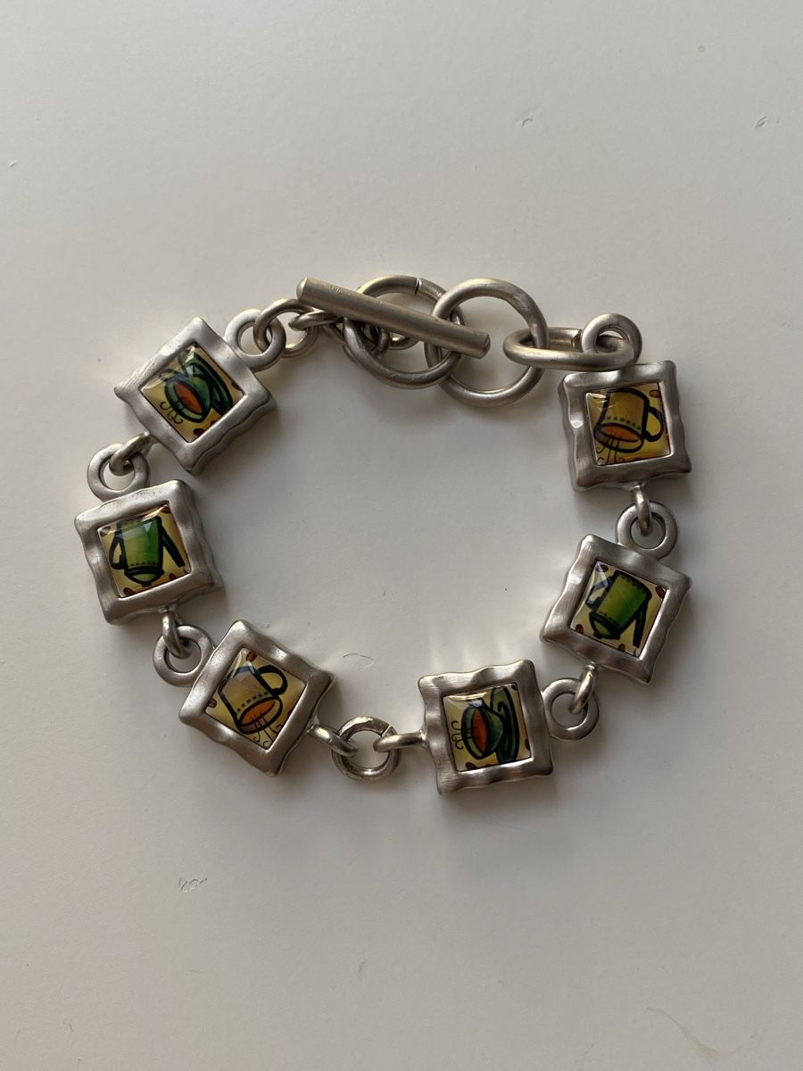 Bracciali & Braccialetti: Vintage Massive Tee Tassen Armband Stahl – Nuovo (secondo la descrizione) da Givisiez venduto da dor_xb9k