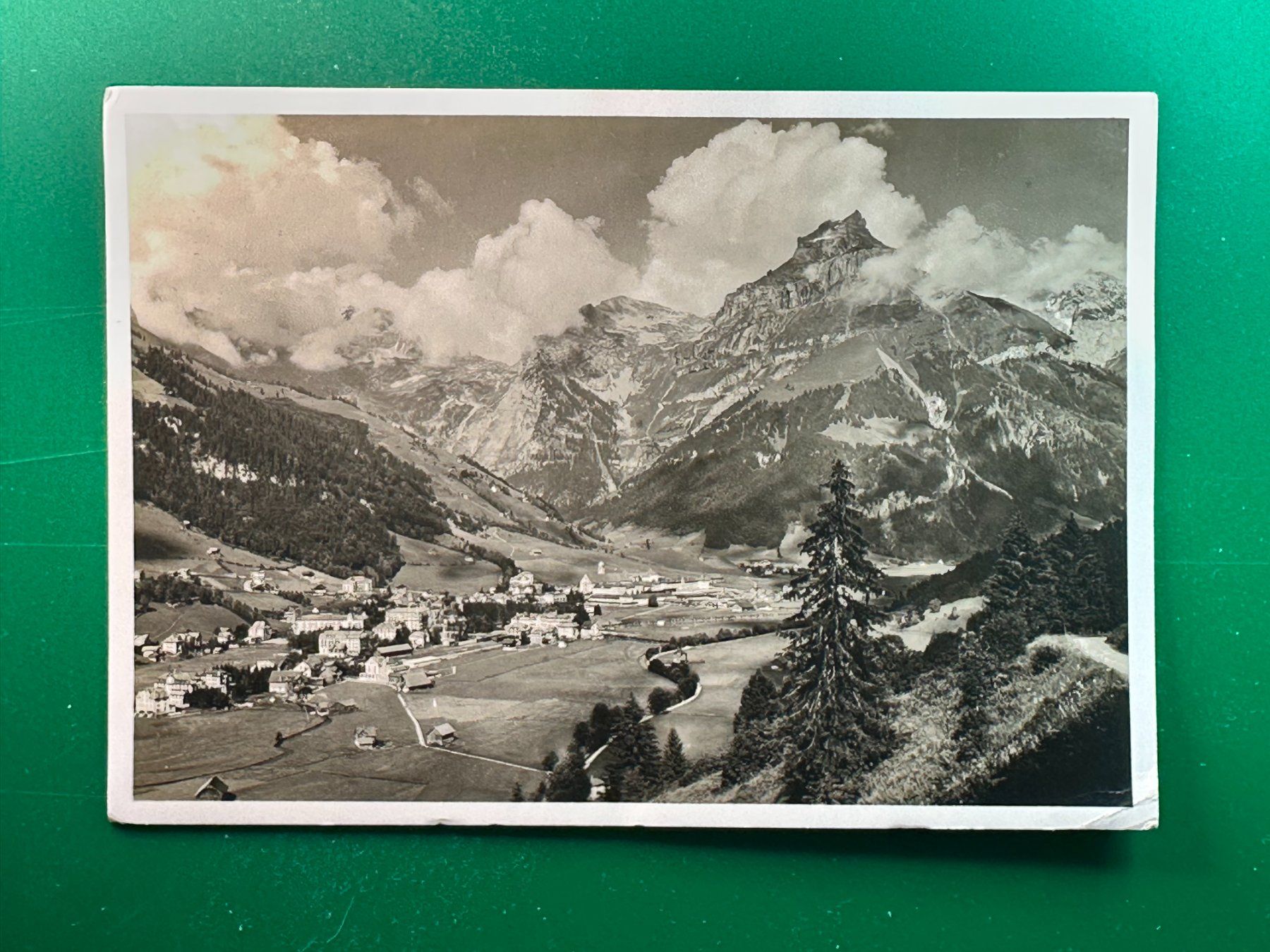 Cartoline postali: Engelberg mit Hahnen - 1933 – Usato da Steg VS venduto da danwer74