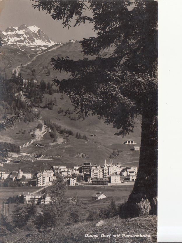 Ansichtskarten: Davos Parsennbahn ca. 1940 – Gebraucht aus Bürglen TG von StampGraf
