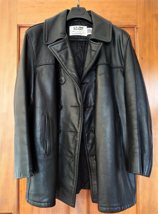 Schott Nyc 740n Vintage Schott NYC US 740N Pea Jacket Peacoat Wool