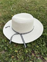 Sonnenhut mit Band "SUN" Aufdruck hellbeige Grösse unbekannt