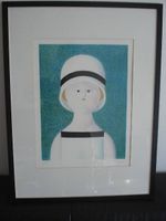 BUENO Antonio / 1918 -1984 "Madame Zelda en vert" 50 x 70 cm