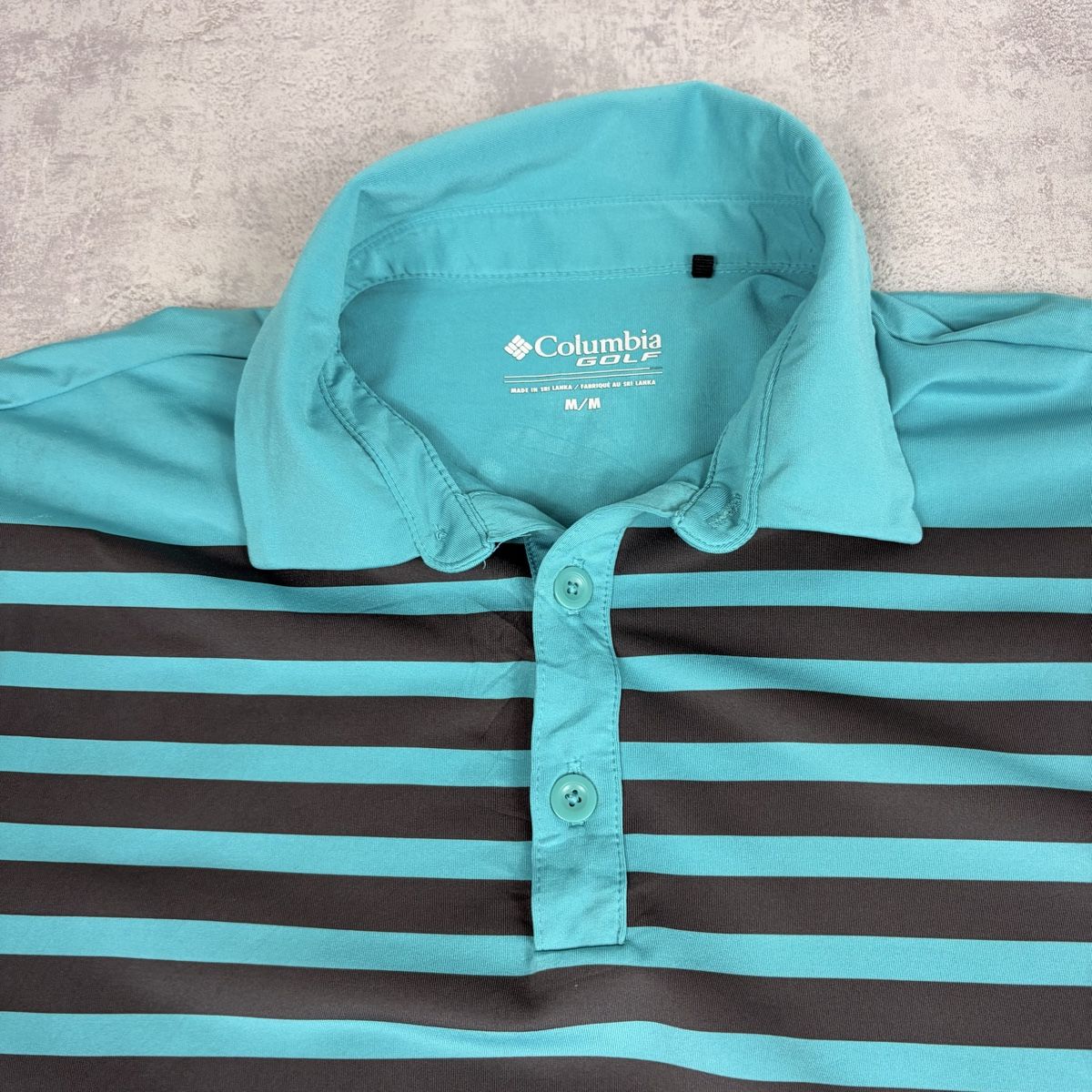 Magliette Polo: Polo Columbia Golf rayé bleu - taille M – Nuovo (secondo la descrizione) da Neuchâtel venduto da aliceguins 2