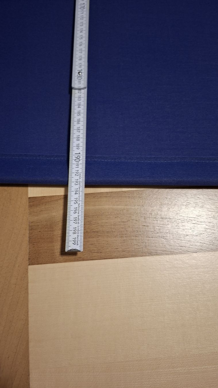 Tende: zwei Verdunkelungsrollos blau 120x200cm – Usato da Schwyz venduto da benno92 3
