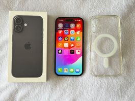 💫iPhone 16, 128gb, Farbe: Schwarz, 100% Akku, keine kratzer