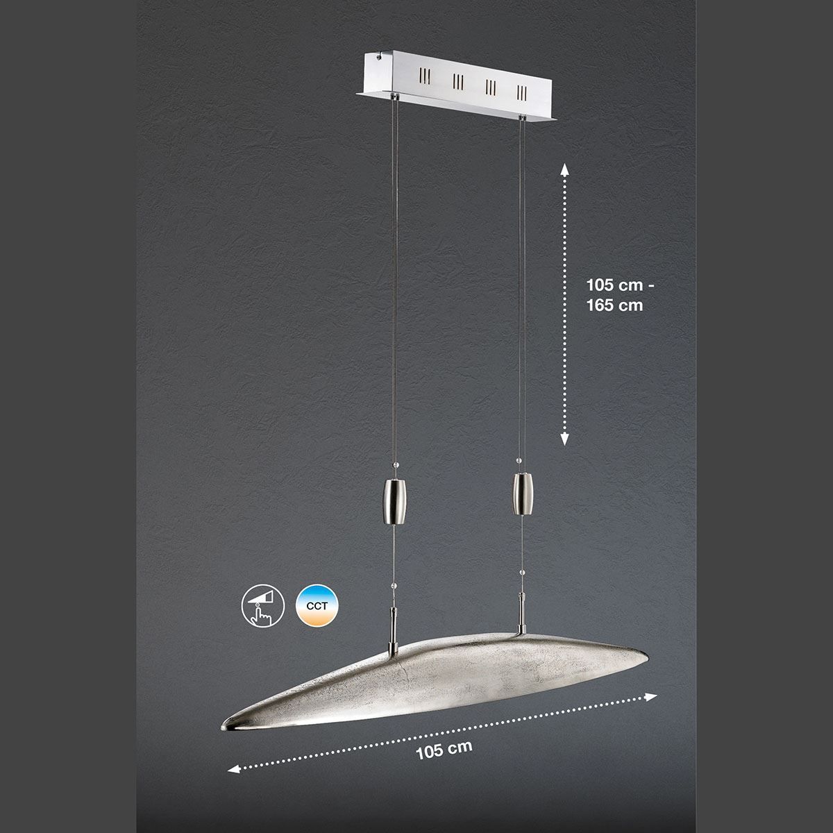 Lampadari & plafoniere: LED Pendelleuchte, Oval, Dimmer, 3000 LM – Nuovo (secondo la descrizione) da Kreuzlingen venduto da Smart-Light 2