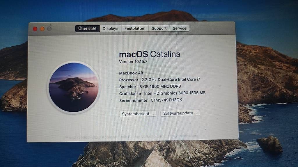 Apple Notebook: MacBook Air I7 512gb SSD – Usato da Ehrikon venduto da noa_vyp5 3