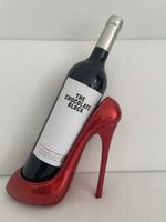 Deko roter high Heel 👠für Weinflasche originalverpackt