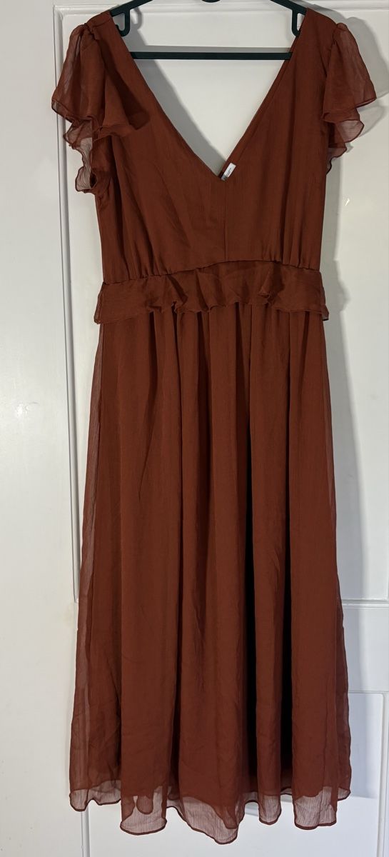 Mango Vestiti: Kleid Mango Orange/Bronze Grösse S – Usato da Zürich venduto da kse_nathan