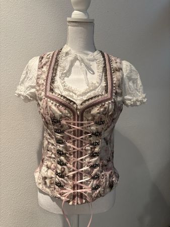 Mieder mit Bluse für Oktoberfest 