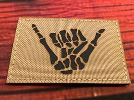 Patch laser cut moral patch 8x5cm
