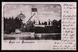 AK Romanshorn, Schloss und Kirche, 1902