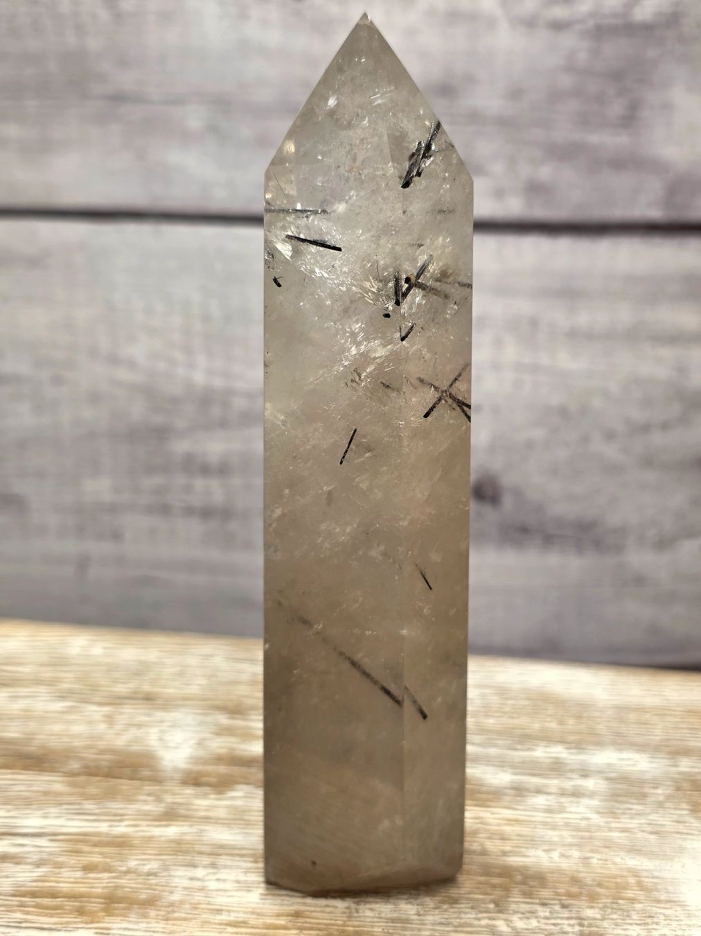 Minerali & Pietre curative: Turmalin Quarz Obelisk 281g – Nuovo e nell'imballaggio originale da Matzingen venduto da Shay_Crystalz 3