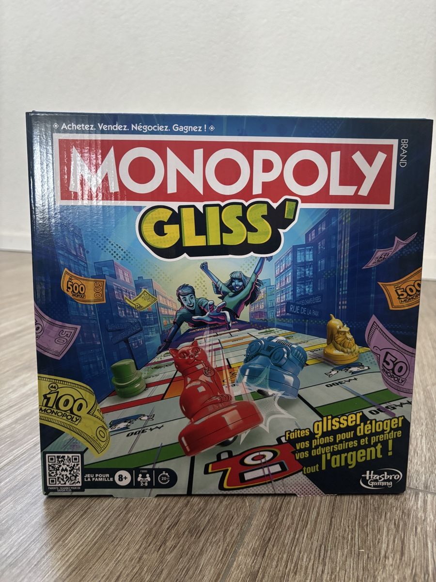 Jeux: Jeu Monopoly Gliss neuf – Neuf avec emballage d'origine à Wavre par lin_v77j