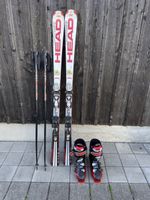 Ski Set Head Supershape mit Stöcken und Schuhen