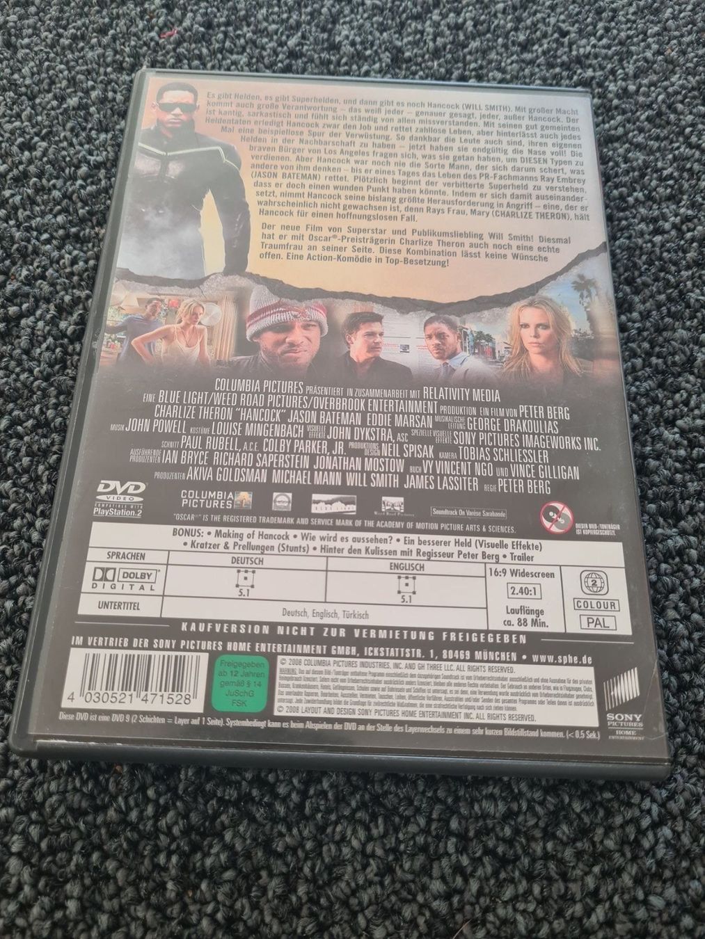 Tutti i DVDs: HANCOCK (6899) – Usato da Ruswil venduto da M71 1