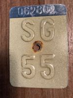 SG 55 - VELONUMMER - FAHRRADSCHILD - PLAQUE DE VELO - SG 55