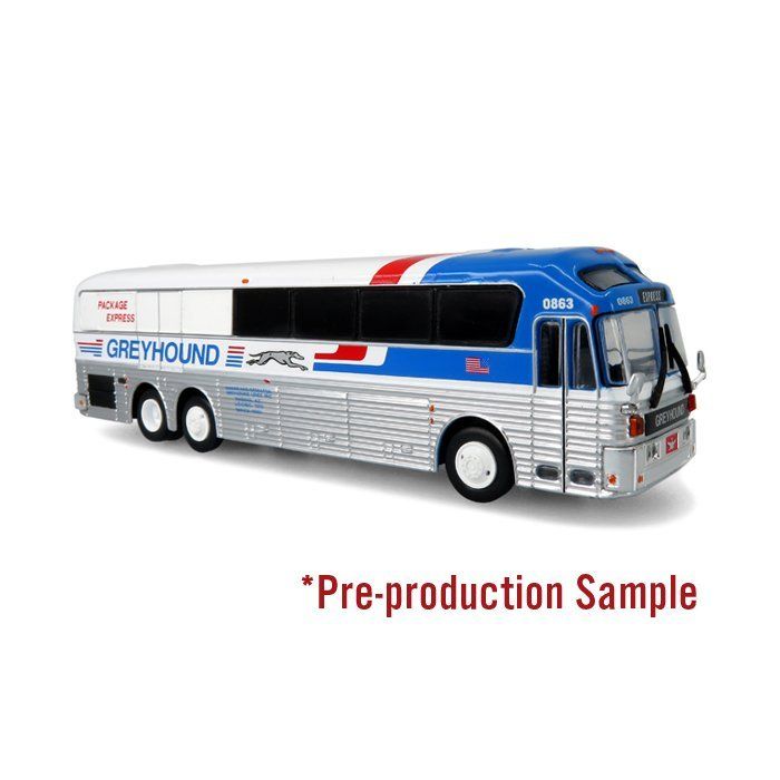 Modellini d'auto: Eagle Model 10 Coach: Greyhound  H0 1/87 Iconic Replica – Nuovo e nell'imballaggio originale da Würenlos venduto da SWISSOLDTIMERS