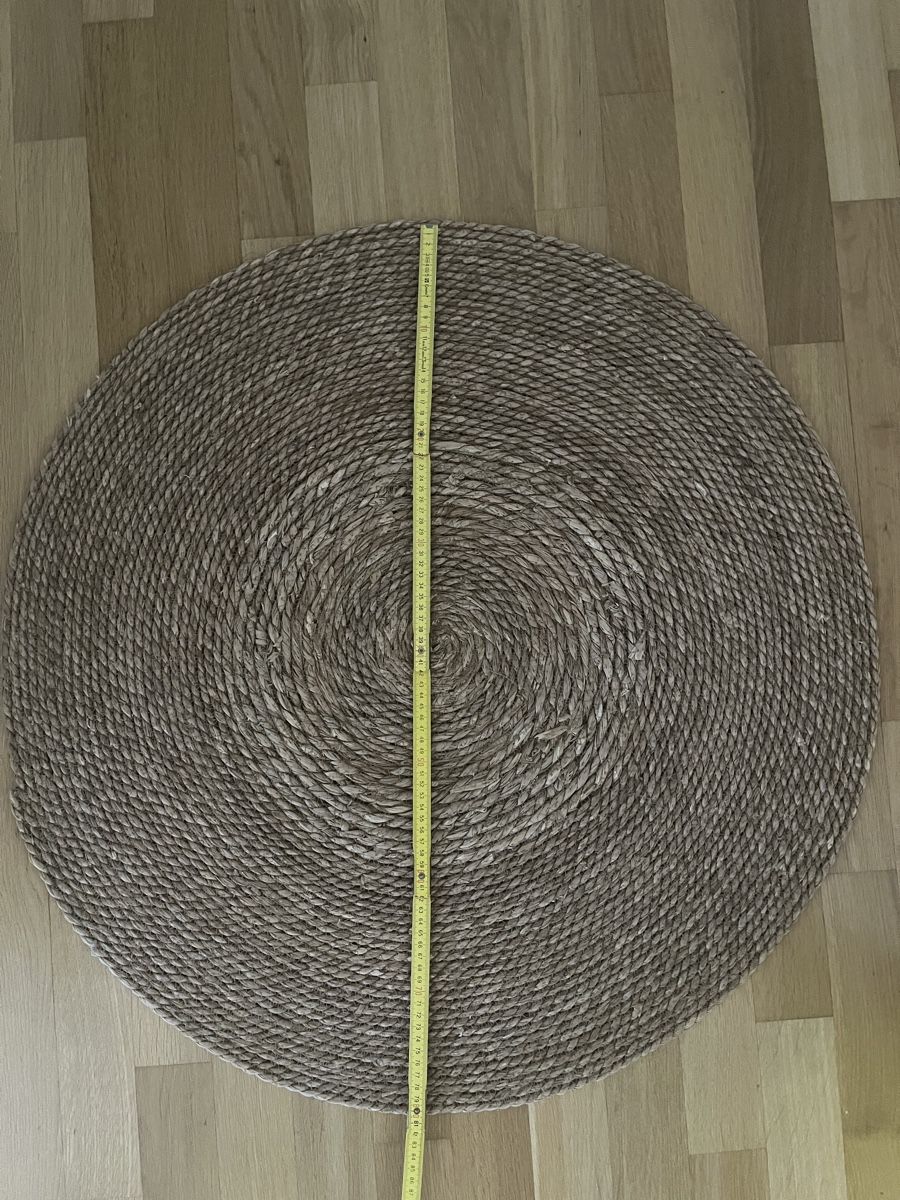Teppiche: Runder Teppich naturfarben ca. 80cm Durchmesser – Gebraucht aus Zürich von rsprsp 1