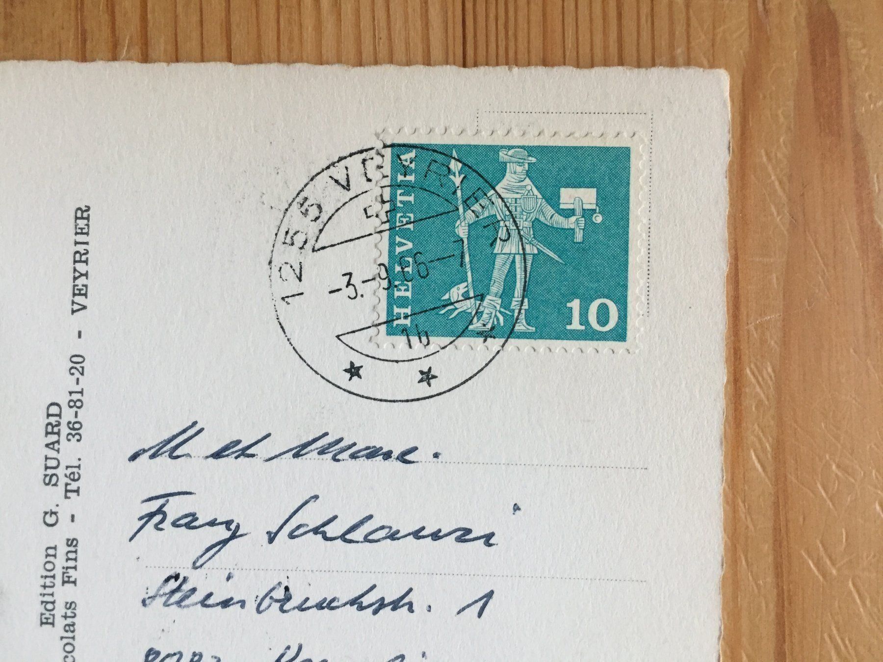 Ansichtskarten: Veyrier - L'Eglise - AK 1966 – Gebraucht aus Oberuzwil von Henri09 1