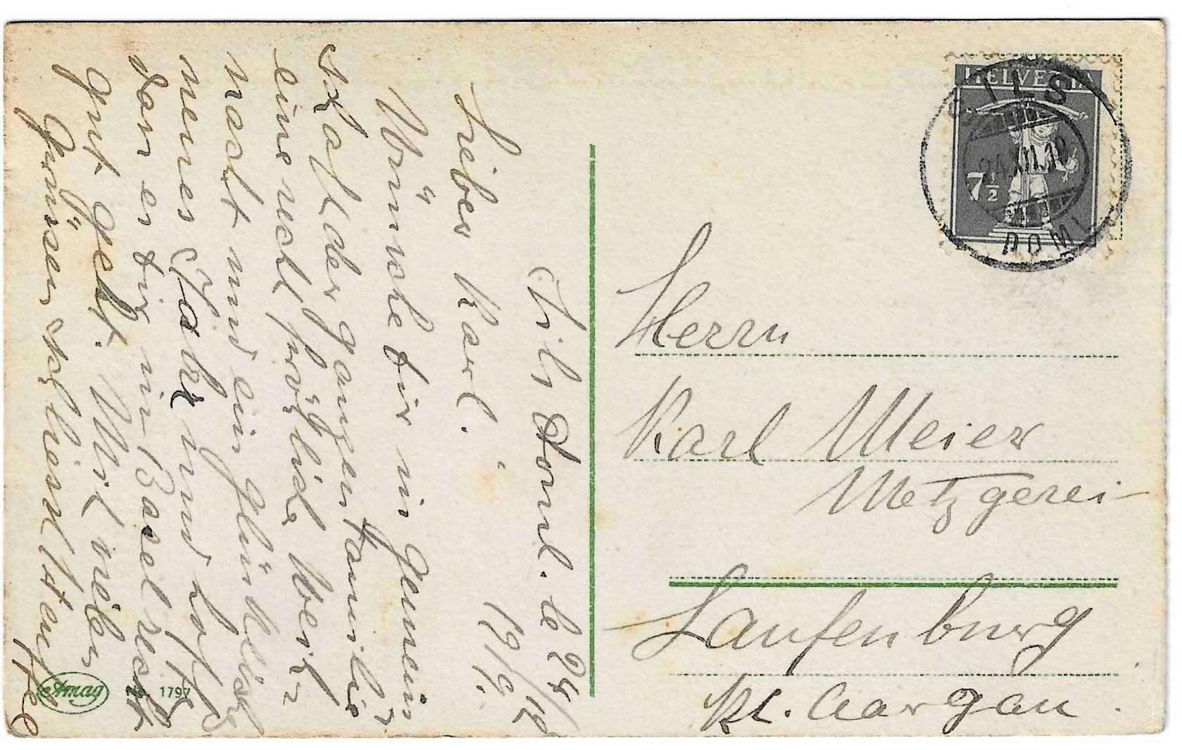 Cartoline postali: Mädchen mit Schirm – Usato da Kloten venduto da kanschweiz 1