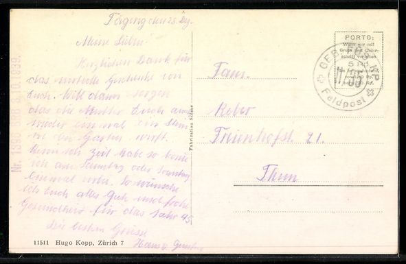 Cartoline postali: Tägerig /Aarg., Teilansicht mit Strasse – Usato da Berlin venduto da bartko-reher 1