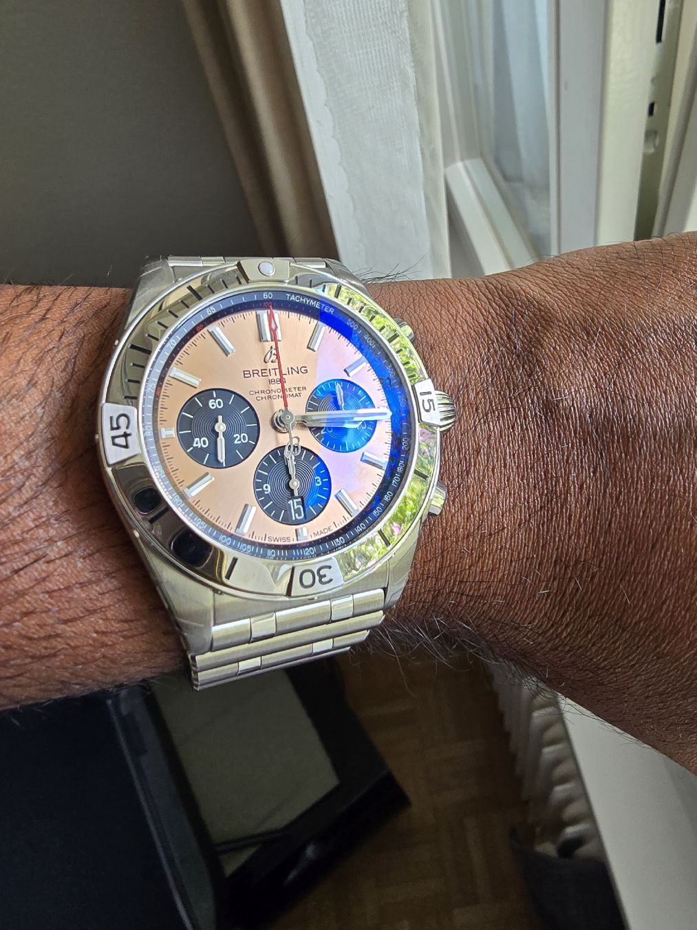 Breitling Orologi: Breitling Chronomat (Copper dial) – Nuovo e nell'imballaggio originale da Bern venduto da Andy-2015 2