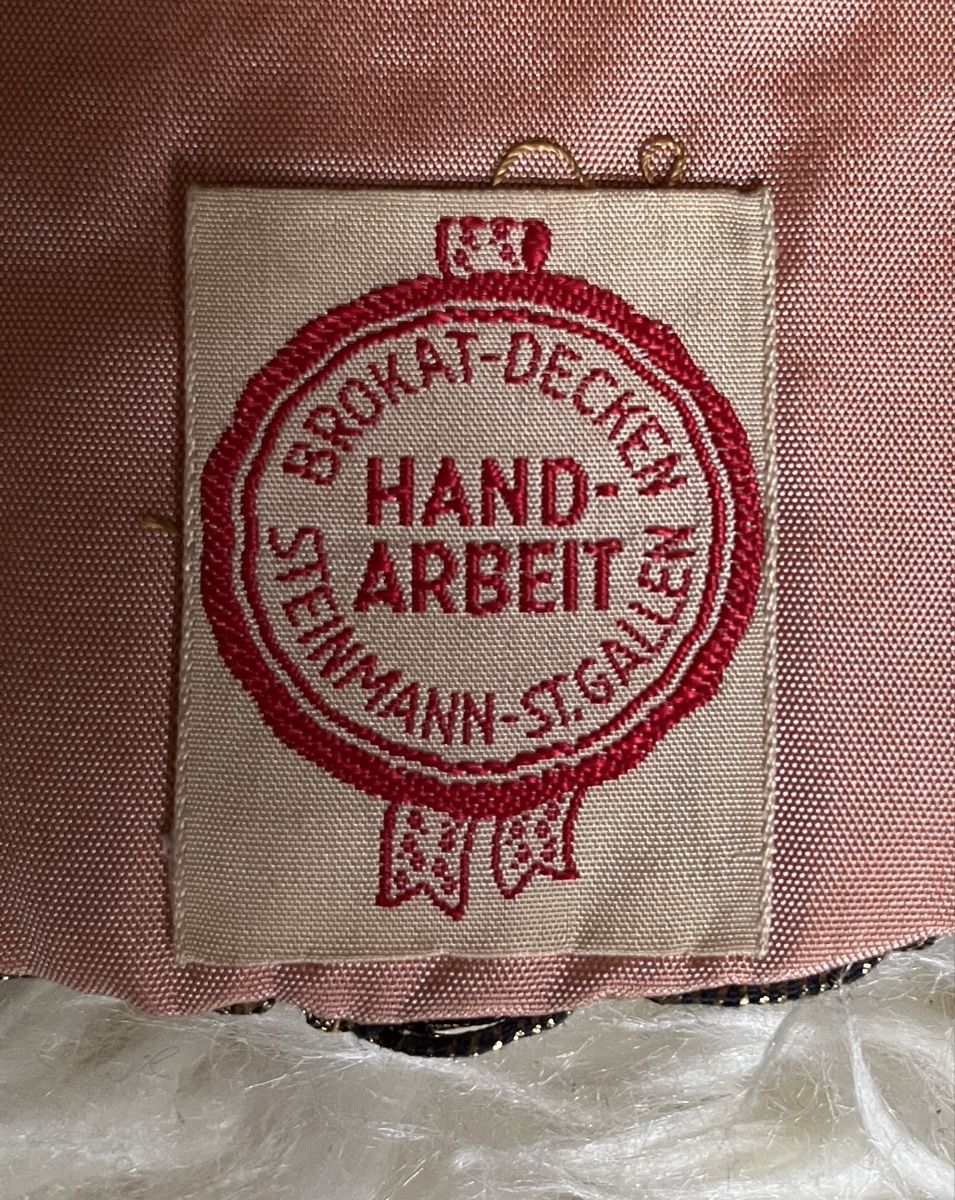 Tutte le decorazioni: Handgefertigte Brokat- Decke, Vintage Style – Usato da St. Gallen venduto da reg_f8h8 1