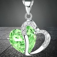 💚 Romantischer Herzanhänger mit Halskette ✨💫